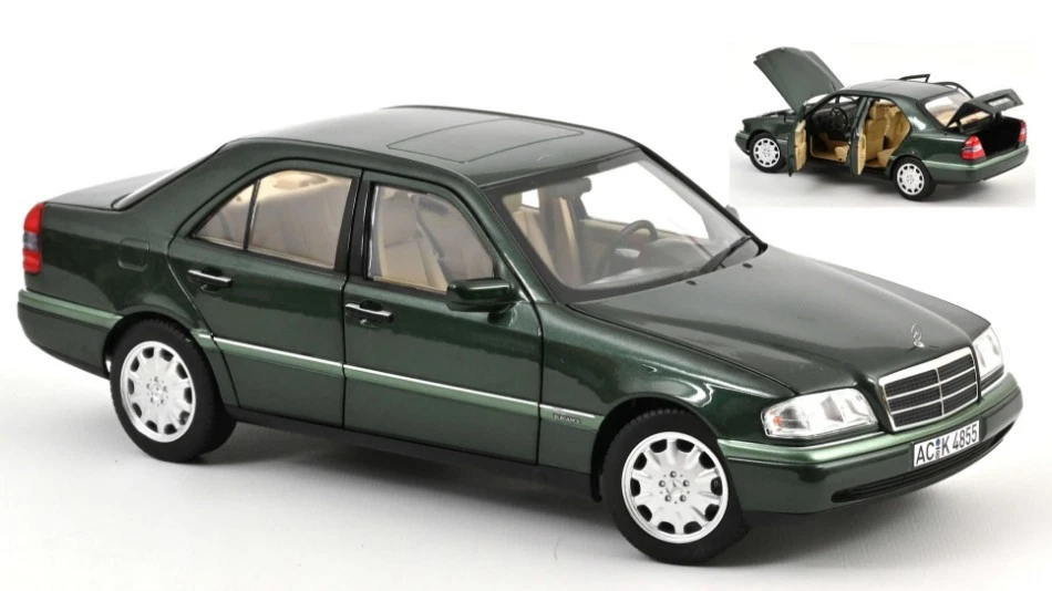 Norev MERCEDES C-CLASS 1993 MALACHIT GREEN 1:18 - Immagine 1 di 1