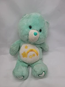 Care Bears 2003 grüner Wunschbär leuchtet im Dunkeln 13 Zoll Stofftier Plüschtier - Bild 1 von 24