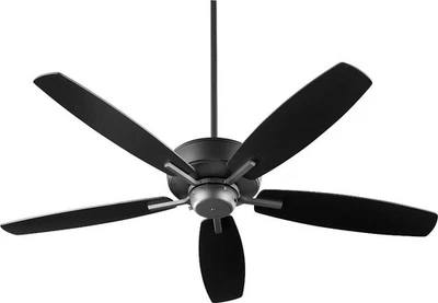 Breeze - 52 Inch Ceiling Fan-Noir Finish-Matte Black/Weathered Oak Blade Color - Image 1 of 4