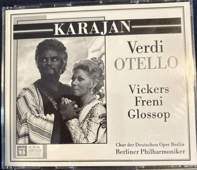 GUISEPPE VERDI - Verdi: Otello 2 CD набор Vickers/Freni/Glossop/Karajan - Изображение 1 из 2