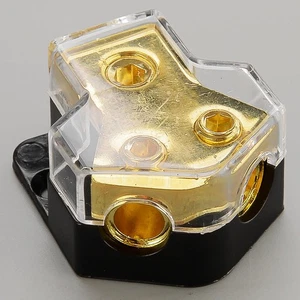 1pcs 2-Way Audio Power Cable Splitter Distribution Block for Car Boat Truck New - Picture 1 of 7