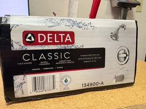 Delta Classic 134900-A Single-Handle 5-Spray Tub and Shower Faucet in Chrome - Picture 1 of 14