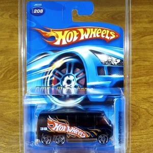 Hot Wheels GMC Motorhome Black Racing Race Team 38 Collector #208 PR5 2006 - Picture 1 of 3