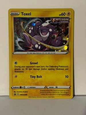 Toxel - Holo SWSH209 SWSH: Sword & Shield Promo Cards NM Pokemon Fast Ship - Image 1 of 2