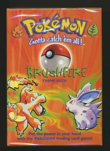 1999 Pokemon Base Set Brushfire Theme Deck Vintage FACTORY SEALED!! A^ - Picture 1 of 6