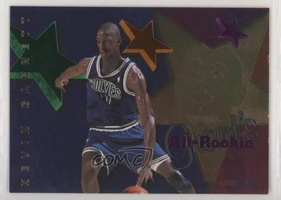 1995-96 NBA Hoops Grant's All-Rookies Kevin Garnett #AR6 RC HOF Foto 1 de 2