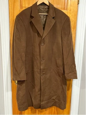 Lauren Ralph Lauren Brown Wool Blend Overcoat Jacket Coat 44S - Image 1 of 4