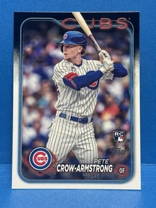 Pete Crow-Armstrong 2024 Topps Rookie #407 Chicago Cubs Baseball Card - Picture 1 of 7