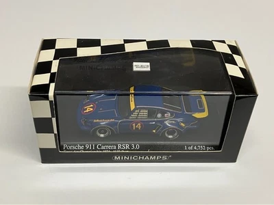 1:43 MINICHAMPS #14 Porsche 911 Carrera RSR 3.0 1974 edición limitada/4.752 piezas Foto 1 de 4