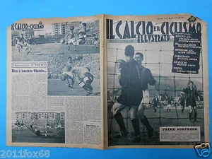 1955 il calcio e il ciclismo illustrato n. 38 luis vinicio napoli atalanta milan - Foto 1 di 1