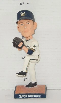 2011 Zack Greinke Milwaukee Brewers Bobble Head Bobblehead Rare VHTF SGA - Image 1 of 4