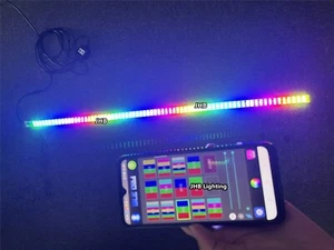 JHB 1 PIEZA 4 PIES 48" CUATRO FILAS APLICACIÓN PERSECUCIÓN Flujo LED Parrilla Tiras de Luz Sublujo Juego - Imagen 1 de 23