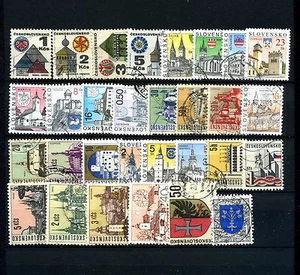 30 francobolli commemorativi dfferenti CECOSLOVACCHIA  - Picture 1 of 1