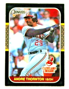 DONRUSS 87 ANDRE THORNTON CLEVELAND INDIANS BASEBALL CARD #279 - Picture 1 of 2