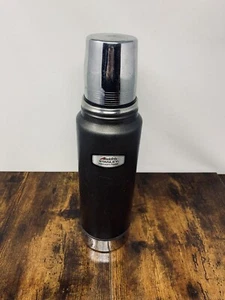 950ML BLACK STANLEY FLASK DRINKS STAINLESS STEEL THERMOS HOT COLD CAMPING TRAVEL - Picture 1 of 12