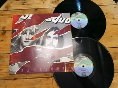 STATUS QUO LIVE 33T 2 LP VINYLE EX COVER EX ORIGINAL 1977 - Photo 1/4