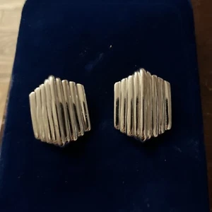 Bluette  Silvertone Shoe Clips 1.5” Made In France - Picture 1 of 5