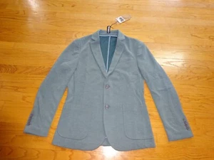 New PJ Paul Jones Blazer Men's S Tan Casual Knit Sport Coat Blue/Gray - Imagen 1 de 11