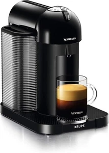 Nespresso, Pod Coffee Machine, Vertuo, Black finish by Krups, XN901840, 1260 W - Picture 1 of 7