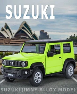 1:24 SUZUKI Jimny Alloy Car Model Diecasts Metal Off-Road Simulation Sound Light - Picture 1 of 16