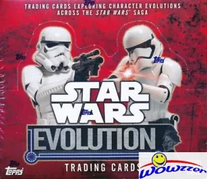 2016 Topps Star Wars Evolution HUGE Factory Sealed 24 Pack HOBBY Box-2 HITS! - Picture 1 of 1