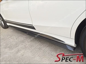 Labio de extensión de faldones laterales de fibra de carbono PSM CF para Mercedes W205 C250 C43 AMG - Imagen 1 de 3