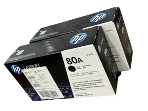 (Zestaw 2 szt.) Oryginalny toner laserowy HP 80A czarny (CF280A) NOWY ZAPIECZĘTOWANY - Zdjęcie 1 z 2
