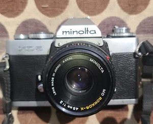 Minolta MD Rokkor-X 50/1.7, W/ XG-7 Body Red Leds N/G, SPEEDS WORK A, M,ST WORKS - Picture 1 of 14