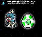 Shiny 6IV Decidueye und Rowlet im Ei für Pokémon Schwertschild scharlachrot violett
