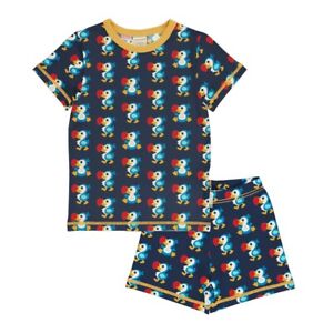 Maxomorra pyjamas - short sleeve Dodo | Age 3-4 7-8 Sizes 98/104 122/128