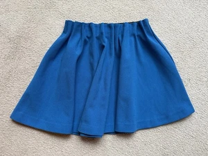 H&M royalblau Kreis Skater Fit & Flare kurzer Rock Gummibund Größe 8 38 - Bild 1 von 6