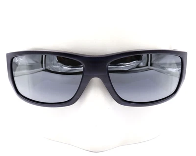 Nuevas gafas de sol Maui Jim Wassup gris granulado madera MJ0123S-001 / 123-02W $289 Foto 1 de 4