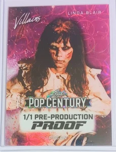 Linda Blair KALEIDOSCOPE 2025 Leaf Pop Century Villians Pre-Production Proof 1/1 - Picture 1 of 2