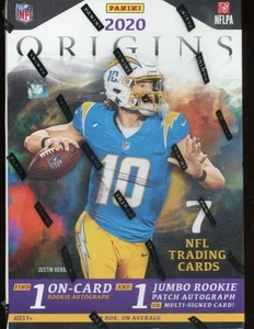 2020 PANINI ORIGINS HOBBY SEALED FOOTBALL BOX 7 CARDS PER BOX - Picture 1 of 2