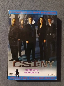 CSI: NY DVD Complete Season 1-3 6 Disc Ultimate Collection - Imagen 1 de 11