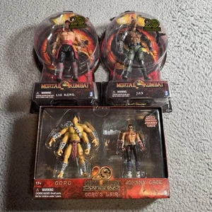 Mortal Kombat Goro's Lair 2 Pack GORO & JOHNNY CAGE 20th Jazwares Jax Liu Kang - Picture 1 of 17