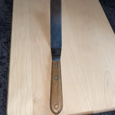 Espátula de glaseado desplazada de hoja de acero Wilton de colección mango de madera 8  Foto 1 de 4