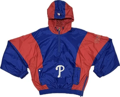 Philadelphia Phillies by Turbo Sportswear Windbreaker Vintage Jacket Large L - Image 1 of 4