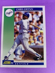 1992 Score #449 Chris Gwynn - Picture 1 of 2