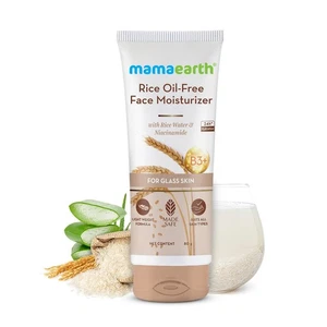 Mamaearth Crema Idratante Viso Senza Olio di Riso 80G con Acqua di Riso e Niacinamide - Foto 1 di 7
