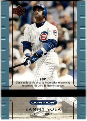 2002 Upper Deck Ovation #108 Sammy Sosa - Image 1 of 2