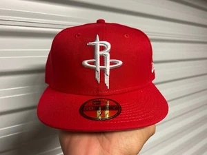 Houston Rockets NBA Red Fitted Hat - New - Picture 1 of 4