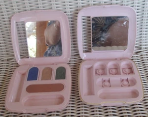 lotto 5 Mary Kay 1 custodia compatta rosa grande 7,5" x 6,5" con specchio 6x4" - Foto 1 di 10