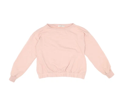 Sudadera Mododoc L14414 Mujer Rosa Cuello Redondo Terry Dobladillo Elástico Talla XS Foto 1 de 4