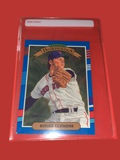 Baseball cards. Roger Clemens, Boston Red Sox. Donruss Diamond Kings 