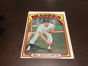 1972 Topps Baseball #325 MEL STOTTLEMYRE NEW YORK YANKEES - Picture 1 of 2
