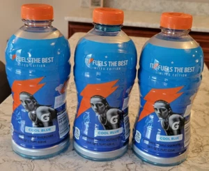 Lot of 3 Caitlin Clark Cool Blue Limited Edition Gatorade Hawkeyes Indiana Fever - Picture 1 of 2
