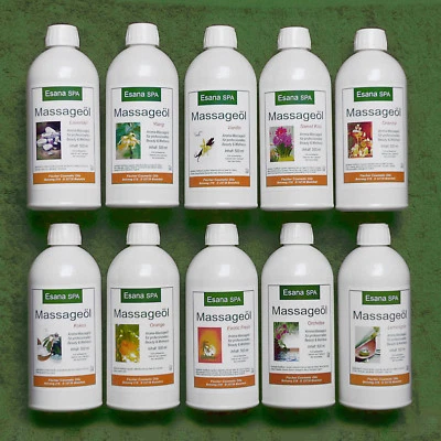 Esana SPA, exkl. Aroma Massageöl für professionelle Wellness, 0,5 - 1 -  5 Liter - Bild 1 von 2