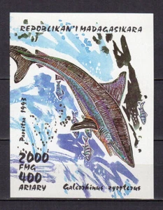 Madagaskar Madagassische Republik 1993 Hai ein neues Blatt /TE4919 - Bild 1 von 1