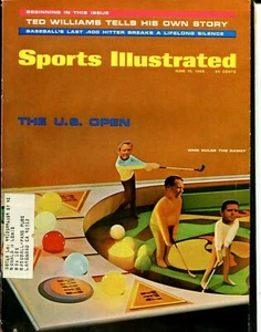 June 10, 1968 Jack Nicklaus Arnold Palmer Golf Ted Williams SPORTS ILLUSTRATED - Picture 1 of 1